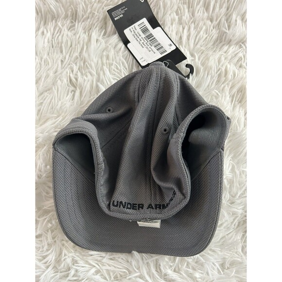 New Under Armour Boy’s Gray Adjustable Hat - Picture 2 of 2